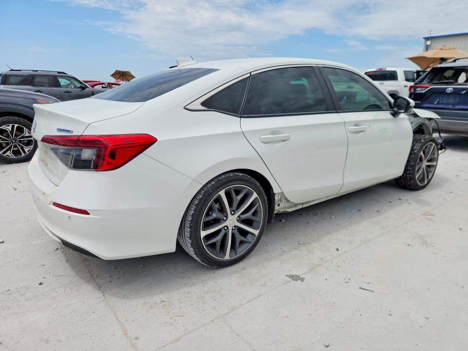 2023 Honda Civic VIN 2HGFE1F90PH324287 COPART salvage auction — FRONT END, TX - SALVAGE VEHICLE TITLE, sold $7,200 on 2026-07-28 (photo 3)