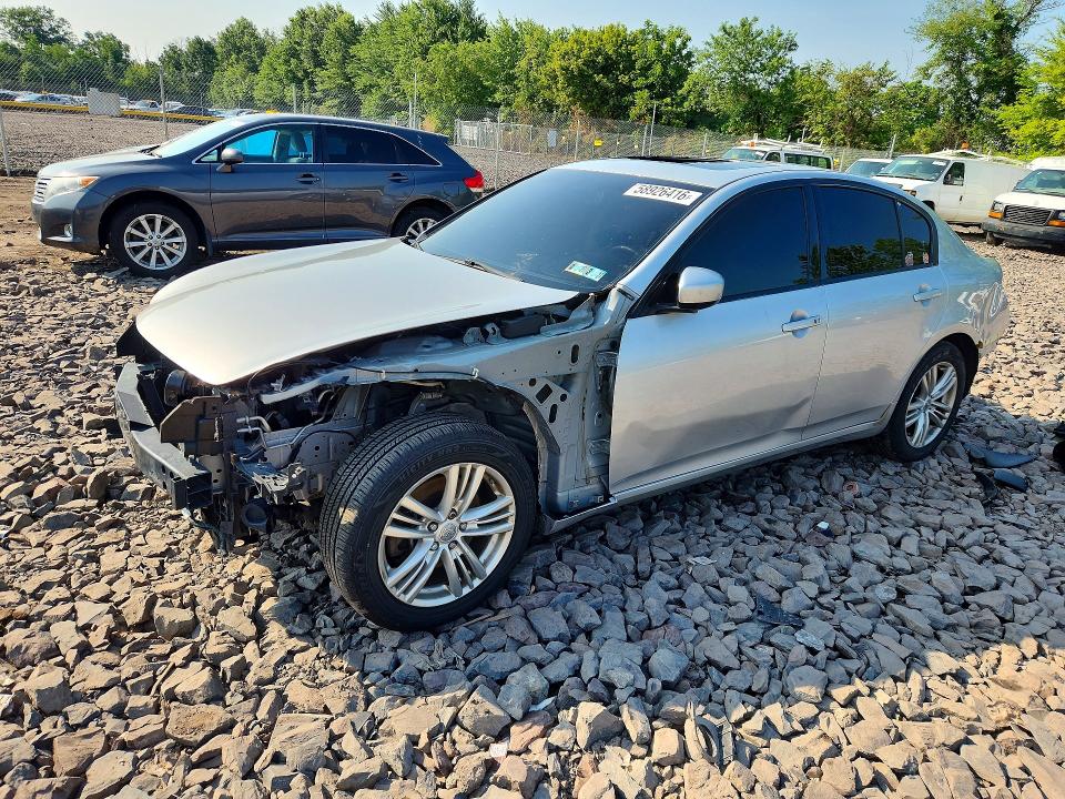 2011 Infiniti G37 VIN JN1CV6AR2BM353224 COPART salvage auction — VANDALISM, Pa - Certificate Of Salvage, sold $400 on 2026-07-20 (photo 1)