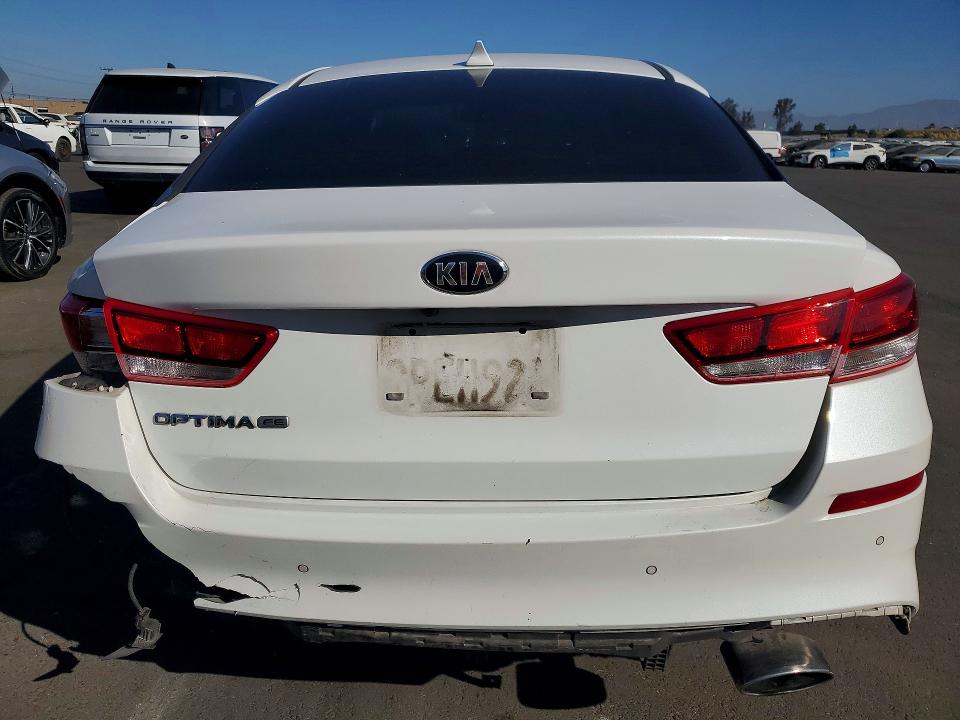 2020 Kia Optima VIN 5XXGT4L36LG409299 COPART salvage auction — REAR END, Ca - Salvage Certificate, sold $1,550 on 2026-07-27 (photo 6)