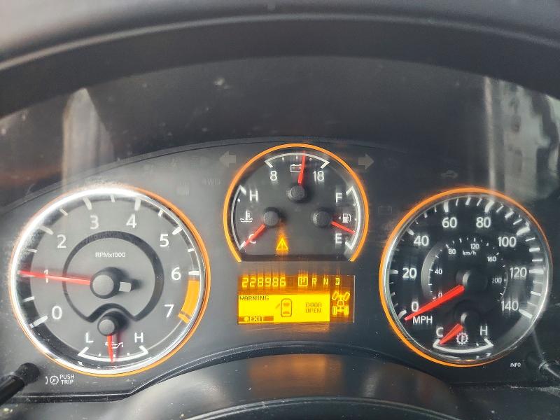 2011 Nissan Armada VIN 5N1AA0NE4BN603945 COPART salvage auction — FRONT END, Ky - Bill Of Sale/Part Only/No Titl, sold $475 on 2026-07-02 (photo 9)