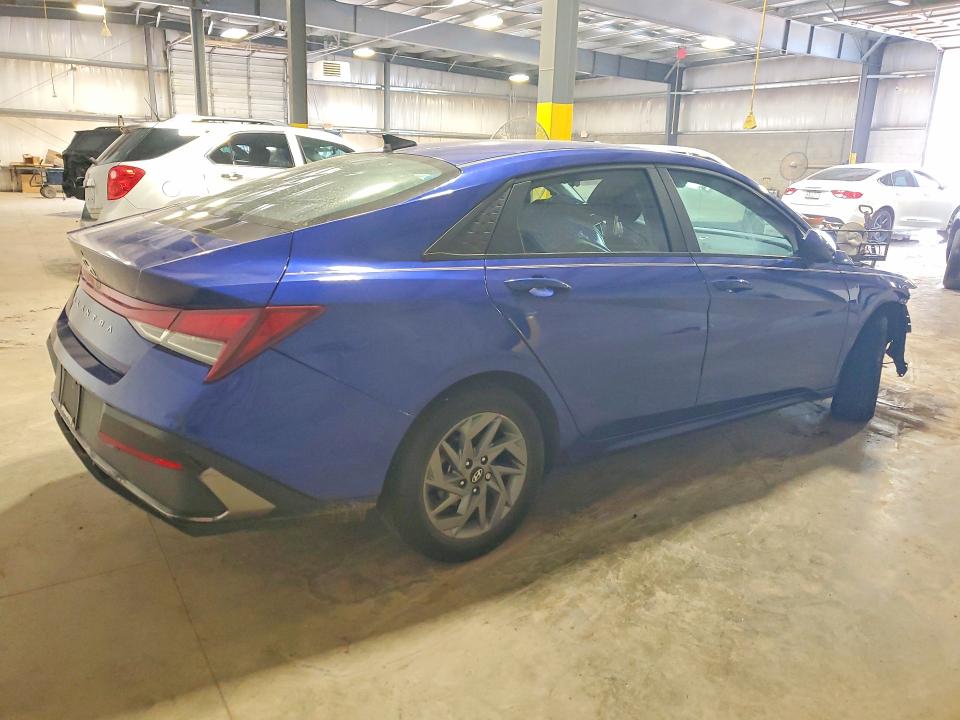 2024 Hyundai Elantra VIN KMHLM4DG2RU813759 COPART salvage auction — FRONT END, Pa - Certificate Of Salvage, sold $4,300 on 2026-07-29 (photo 3)