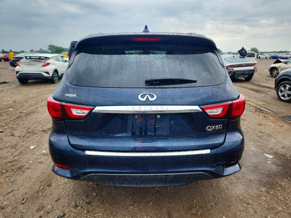 2017 Infiniti Qx60 VIN 5N1DL0MMXHC555131 COPART salvage auction — FRONT END, IL - SALVAGE CERTIFICATE, sold $2,200 on 2026-07-30 (photo 6)