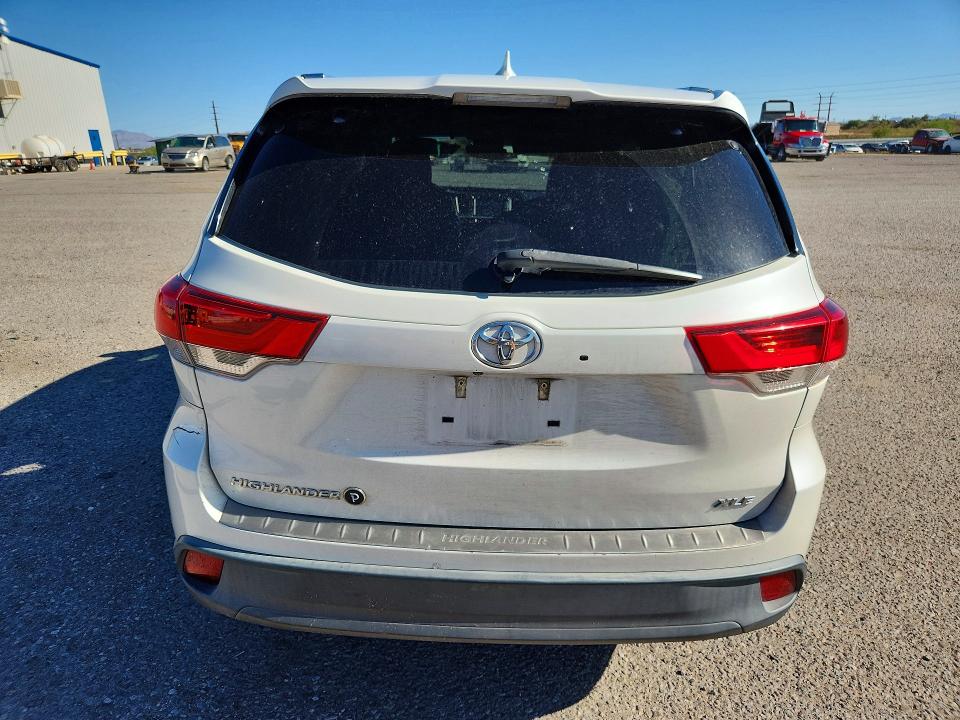 2017 Toyota Highlander VIN 5TDKZRFH2HS517941 COPART salvage auction — FRONT END, AZ - CERT OF TITLE - SALVAGE, sold $175 on 2026-07-24 (photo 6)