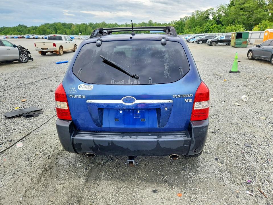 2006 Hyundai Tucson VIN KM8JN12D36U390777 COPART salvage auction — FRONT END, Sc - Cert Of Title-Salvage, sold $350 on 2026-07-27 (photo 6)