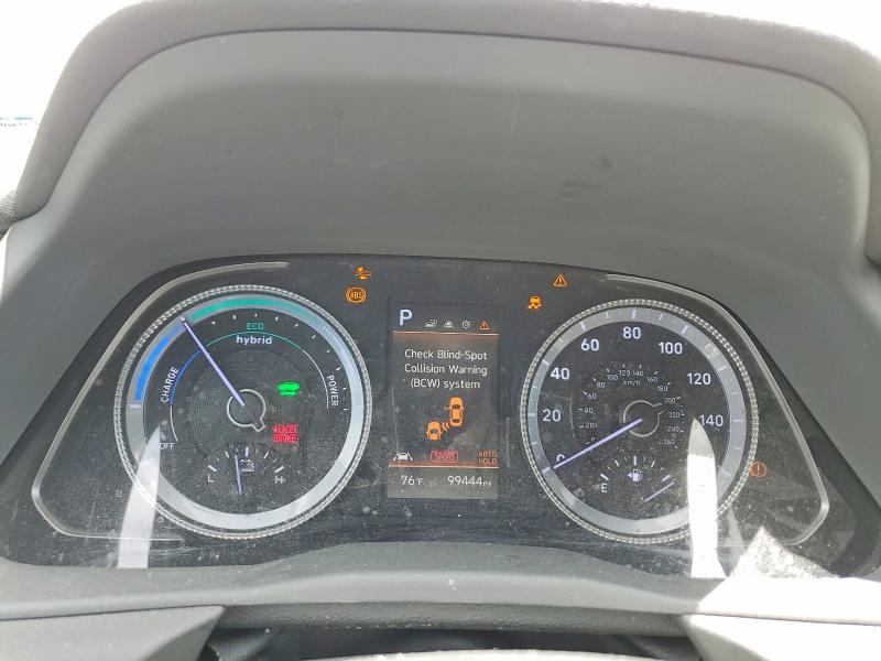2021 Hyundai Sonata hybrid VIN KMHL34JJ7MA027761 COPART salvage auction — FRONT END, Ca - Salvage Certificate, sold $15 on 2026-07-24 (photo 9)