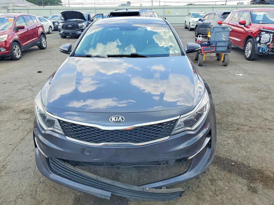 2018 Kia Optima VIN KNAGT4L36J5211711 COPART salvage auction — FRONT END, Pa - Certificate Of Salvage, sold $800 on 2026-07-07 (photo 5)