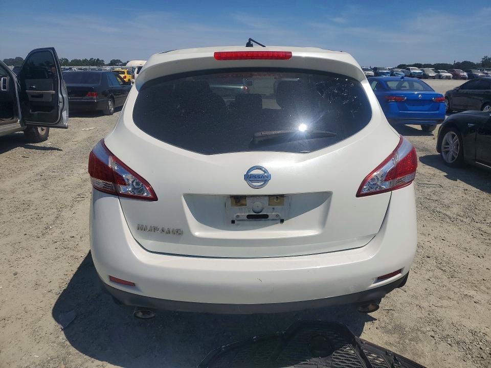 2014 Nissan Murano VIN JN8AZ1MUXEW404395 COPART salvage auction — FRONT END, Ca - Salvage Certificate, sold $450 on 2026-07-09 (photo 6)