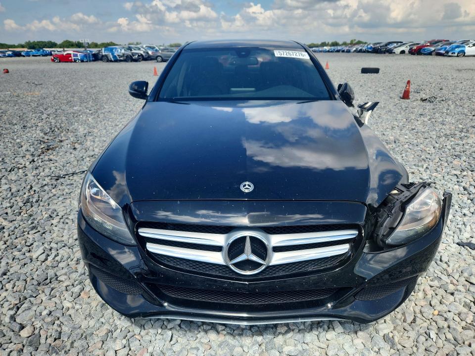 2018 Mercedes-benz C-klasse VIN WDDWF4JBXJR348939 COPART salvage auction — REAR END, FL - CERT OF TITLE SLVG REBUILDABLE, sold $3,200 on 2026-07-28 (photo 5)