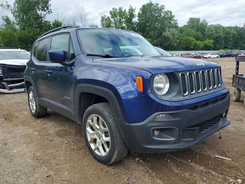 2017 Jeep VIN ZACCJBBB8HPE44690 COPART salvage auction — FRONT END, Mi - Certificate Of Title, sold $800 on 2026-07-15 (photo 4)