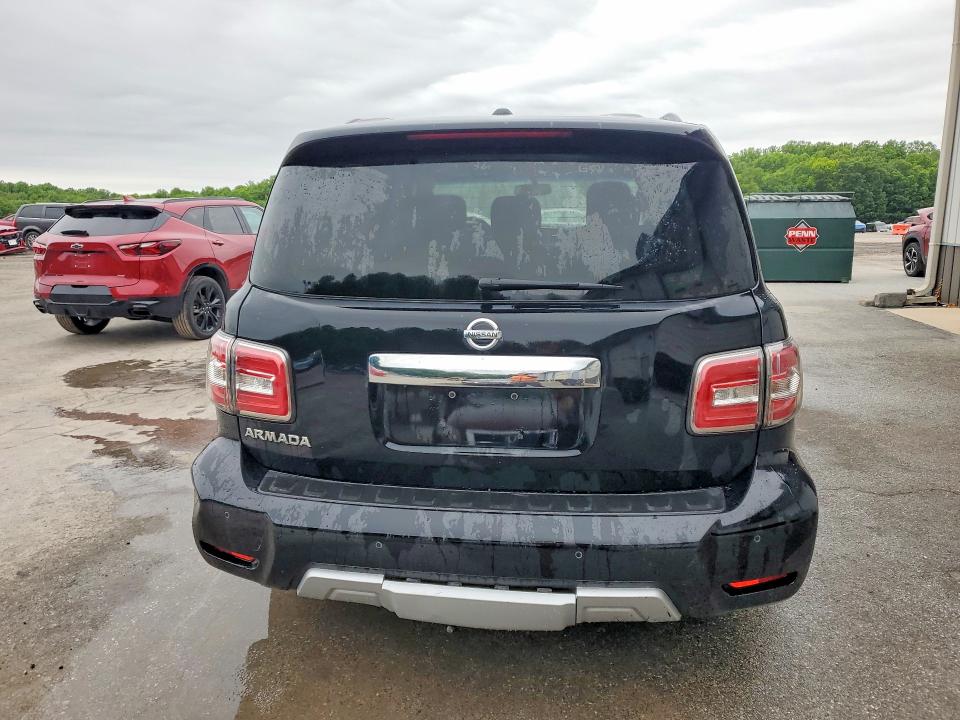 2017 Nissan Armada VIN JN8AY2NC0H9506452 COPART salvage auction — MECHANICAL, Wv - Certificate Of Title (P), sold $2,700 on 2026-07-08 (photo 6)