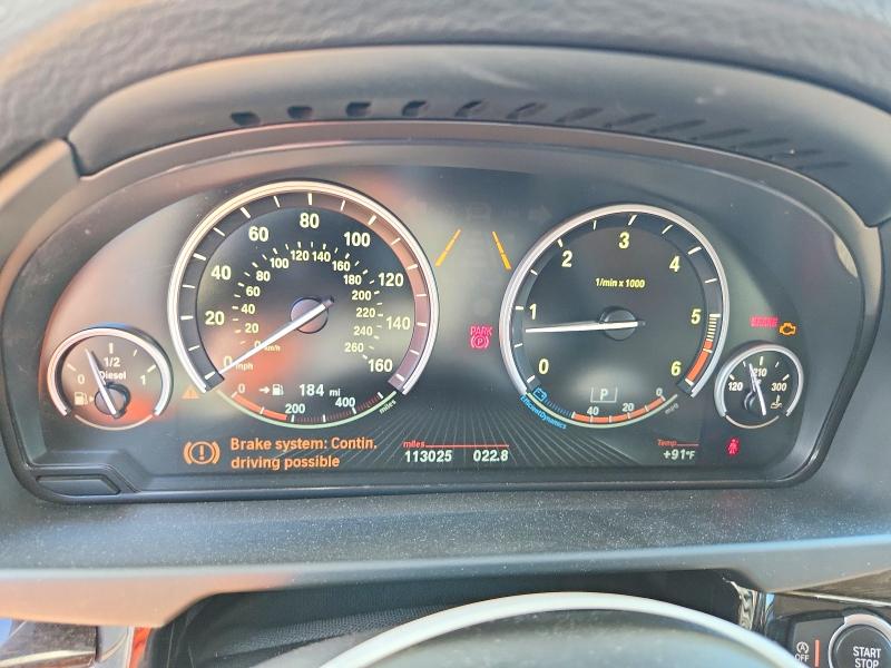2014 BMW VIN 5UXKS4C57E0J95053 COPART salvage auction — WATER/FLOOD, Ny - Mv907A-Flood Salvage, sold $8,100 on 2026-07-06 (photo 9)
