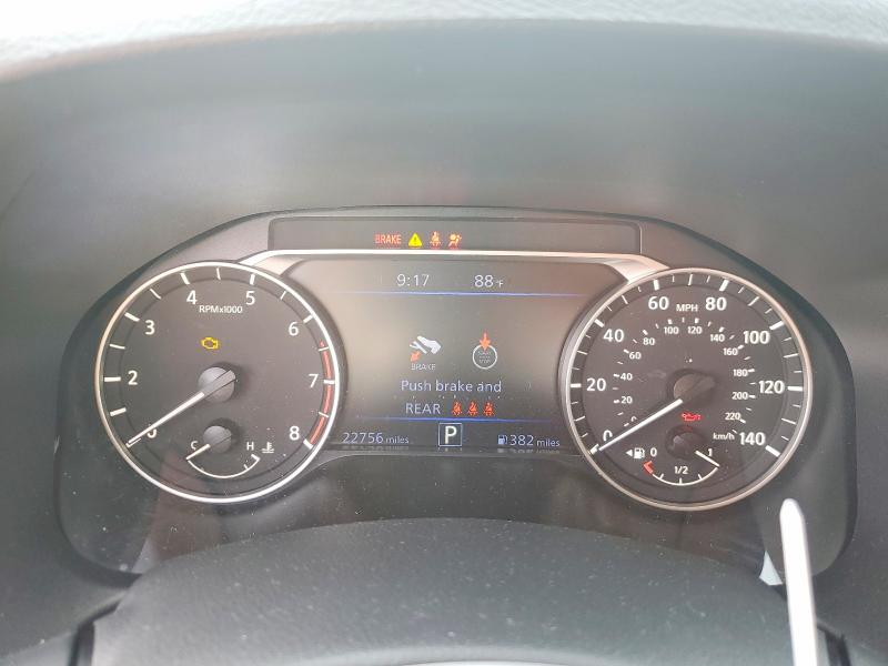 2025 Nissan Altima VIN 1N4BL4DV9SN393795 COPART salvage auction — FRONT END, VA - CERT OF TITLE - SALVAGE, sold $6,200 on 2026-07-29 (photo 9)