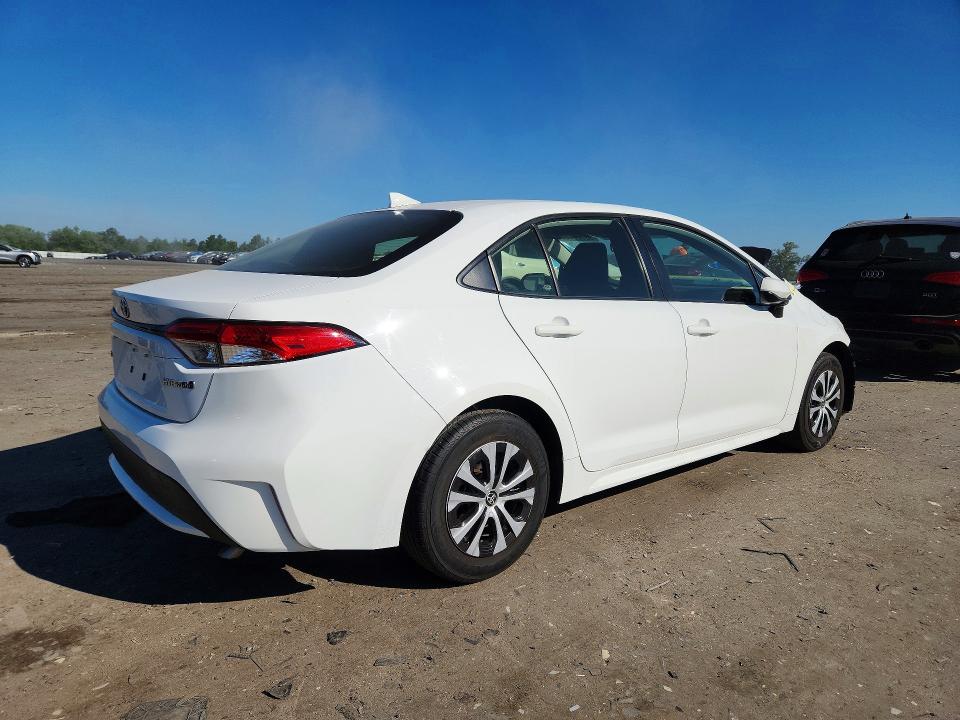 2022 Toyota Corolla VIN JTDEAMDEXN3011271 COPART salvage auction — FRONT END, Va - Cert Of Title - Salvage, sold $6,200 on 2026-07-22 (photo 3)