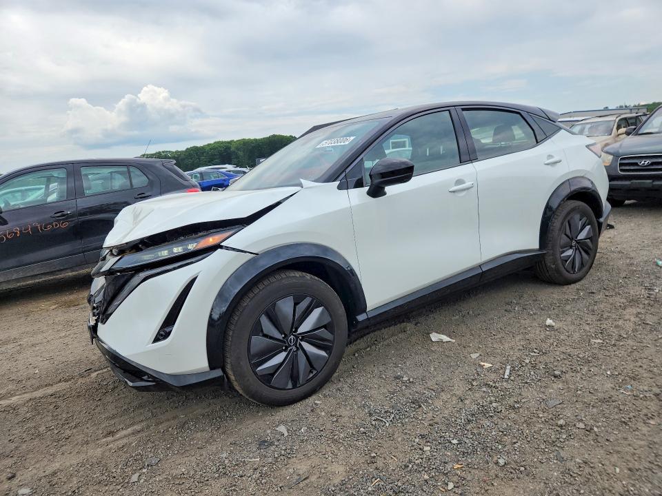 2024 Nissan Ariya VIN JN1DF0BB7RM743312 COPART salvage auction — FRONT END, Ma - Cert Of Title-Salvage, sold $14,700 on 2026-08-19 (photo 1)