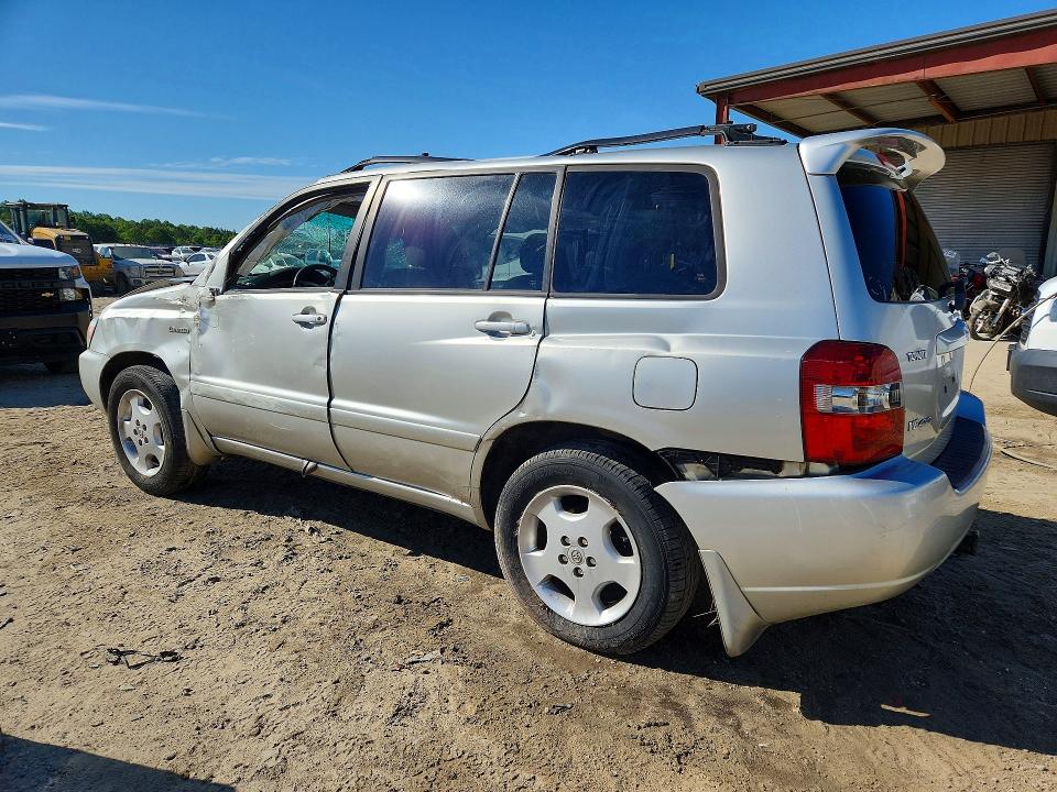 2005 Toyota Highlander VIN JTEEP21A850114156 COPART salvage auction — ROLLOVER, De - Salvage Certificate, sold $625 on 2026-07-28 (photo 2)