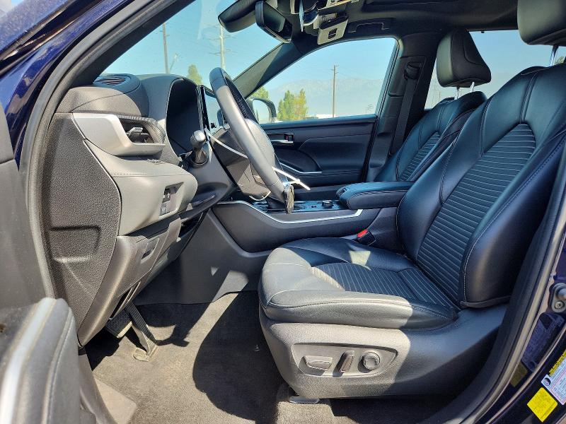 2023 Toyota Highlander VIN 5TDKDRBH0PS021524 COPART salvage auction — SIDE, Ca - Salvage Certificate, sold $20,500 on 2026-07-28 (photo 7)