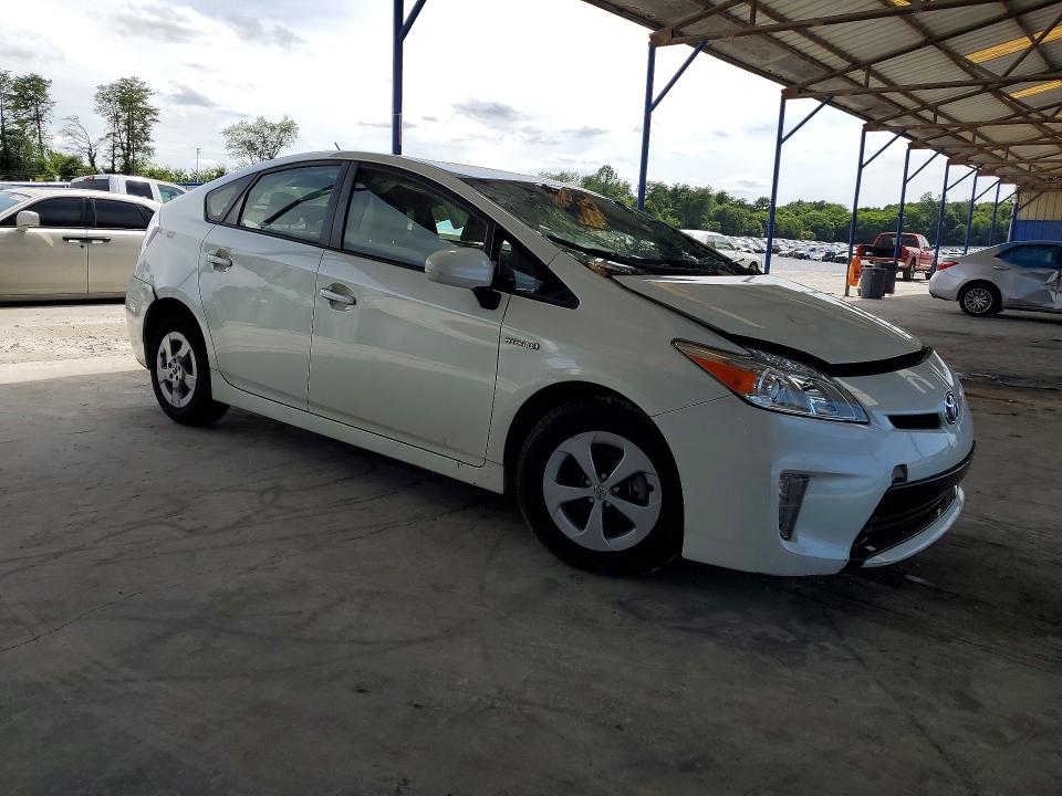 2015 Toyota Prius VIN JTDKN3DU8F0464087 COPART salvage auction — ROLLOVER, Ga - Cert Of Title-Salvage, sold $1,600 on 2026-07-23 (photo 4)