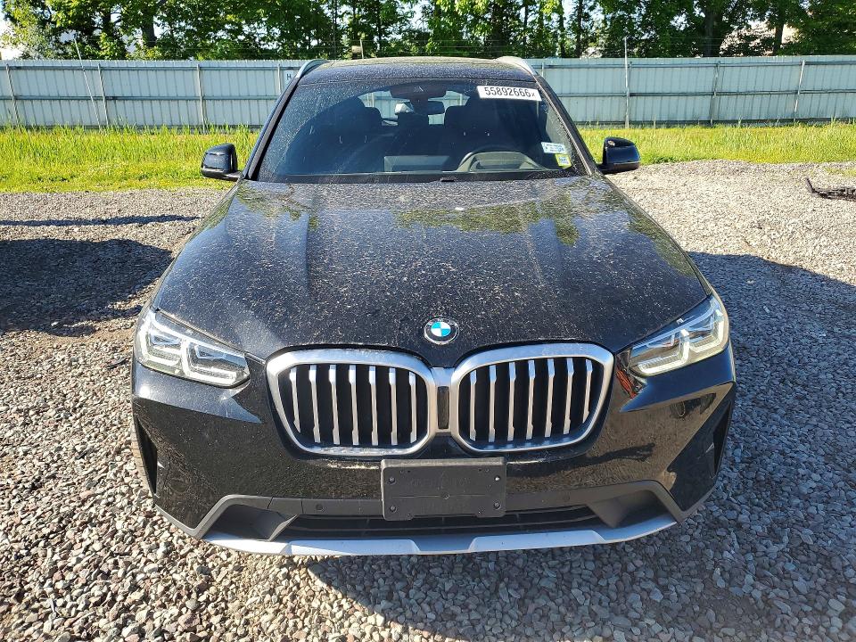2023 BMW X3 VIN 5UX53DP00P9R38739 COPART salvage auction — REAR END, Ny - Mv-907A Salvage Certificate, sold $15,000 on 2026-07-08 (photo 5)