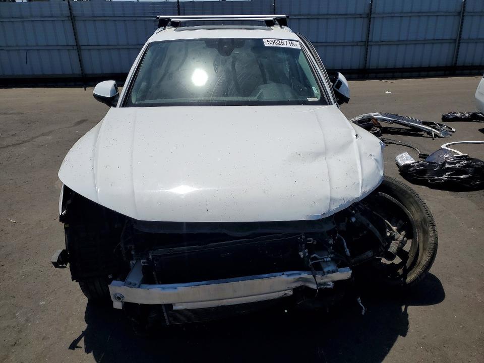 2023 Audi Q5 VIN WA1EAAFYXP2076162 COPART salvage auction — FRONT END, Ca - Salvage Certificate, sold $3,300 on 2026-07-27 (photo 5)