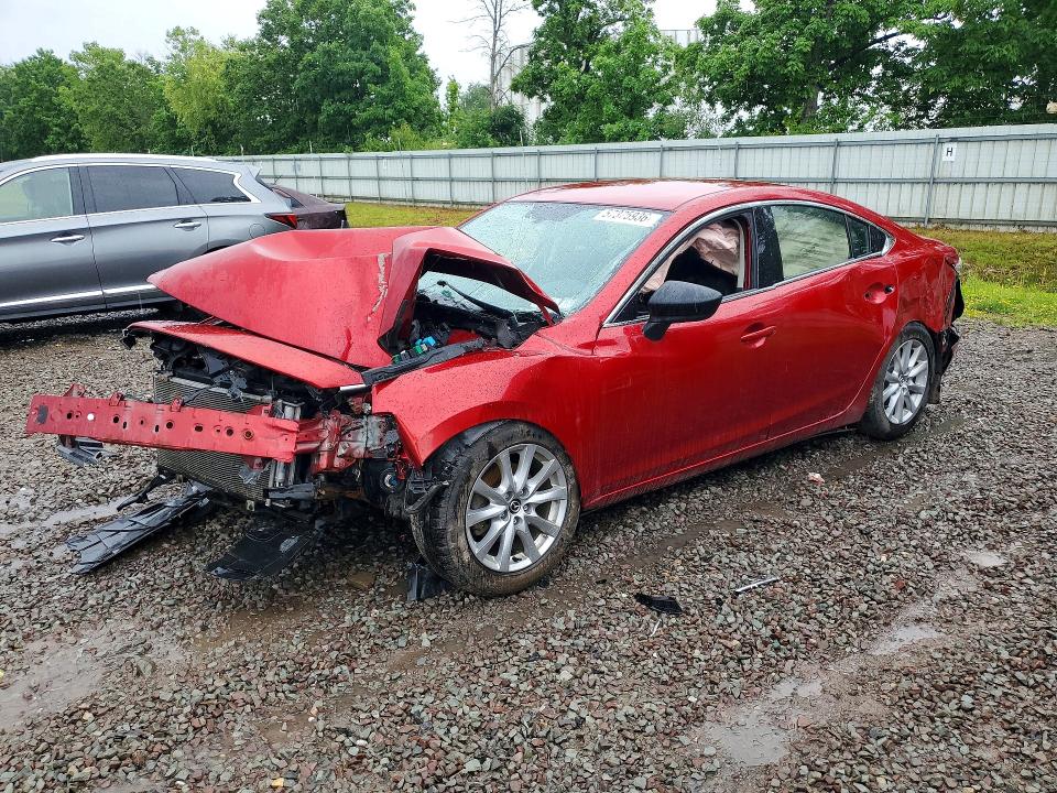 2015 Mazda 6 VIN JM1GJ1U67F1172495 COPART salvage auction — FRONT END, Ny - Mv-907A Salvage Certificate, sold $450 on 2026-07-08 (photo 1)
