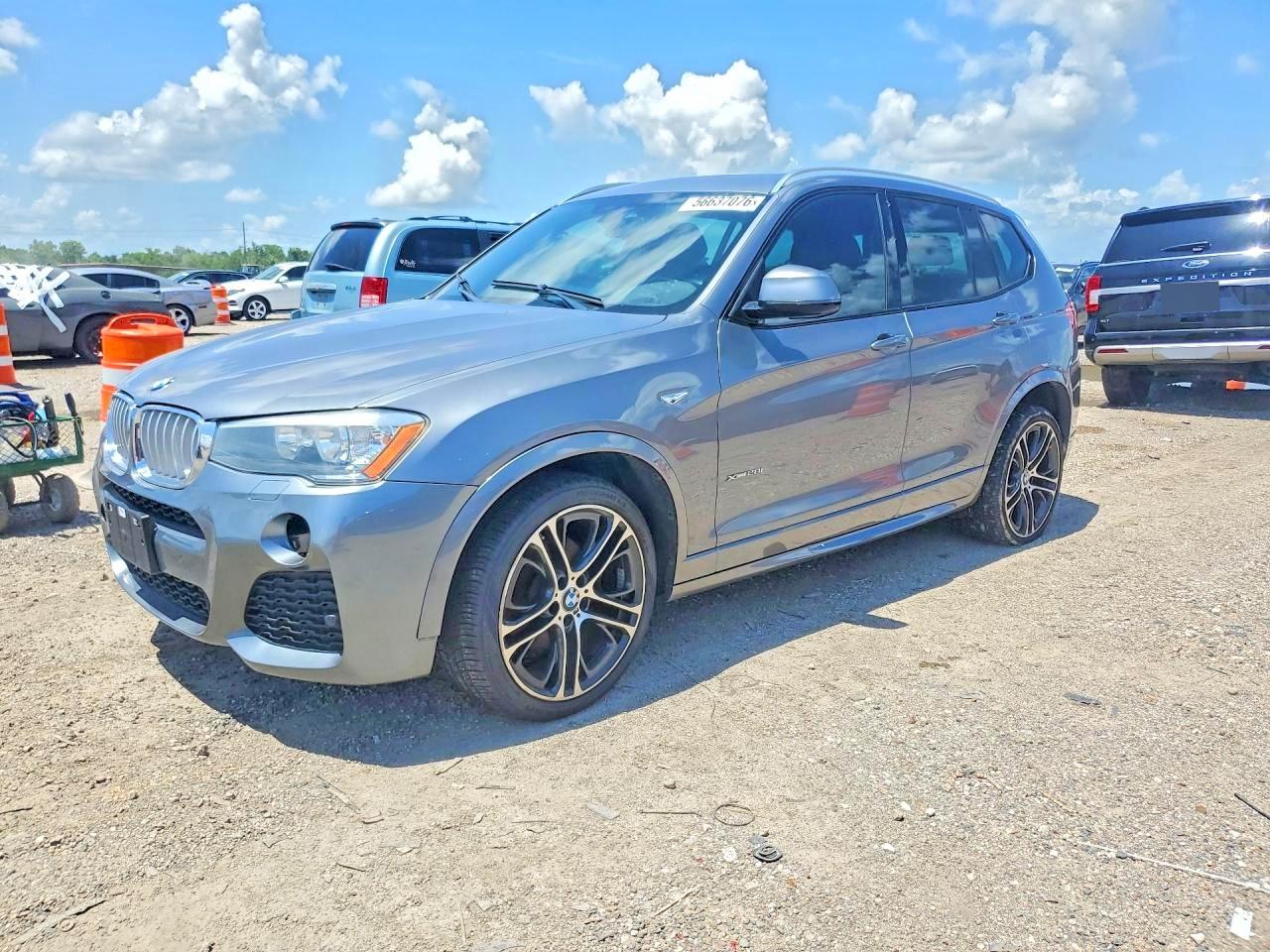 2016 BMW X3 VIN 5UXWX9C50G0D78591 COPART salvage auction — Minor Dent/Scratches, TX - CERTIFICATE OF TITLE (P), sold $3,150 on 2026-07-08 (photo 1)