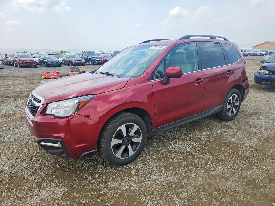 2018 Subaru Forester VIN JF2SJAJC7JH527493 COPART salvage auction — REAR END, Salvage Title, sold $2,850 on 2026-08-25 (photo 1)