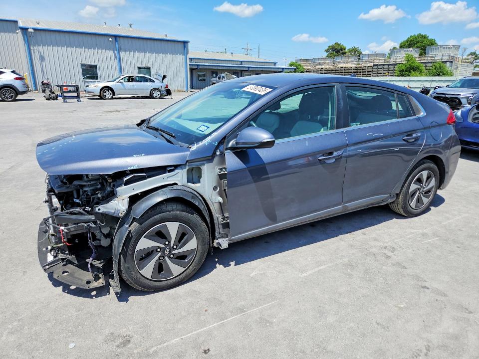 2019 Hyundai Ioniq VIN KMHC75LC0KU132338 COPART salvage auction — FRONT END, Tx - Salvage Vehicle Title, sold $1,600 on 2026-07-15 (photo 1)