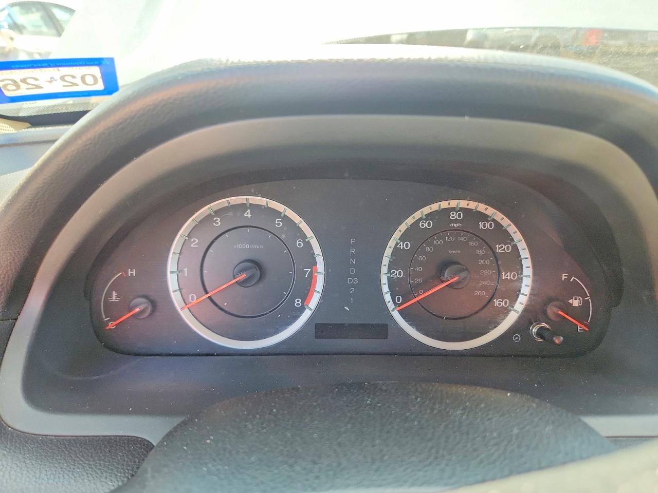 2012 Honda Accord VIN 1HGCP3F71CA024323 COPART salvage auction — Front End, TX - SALVAGE VEHICLE TITLE, sold $1,000 on 2026-07-09 (photo 9)