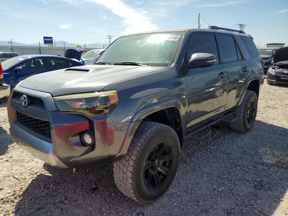 2017 Toyota 4runner VIN JTEBU5JR6H5448146 COPART salvage auction — MINOR DENT/SCRATCHES, Ut - Salvage Certificate (P), sold $11,200 on 2026-07-07 (photo 1)