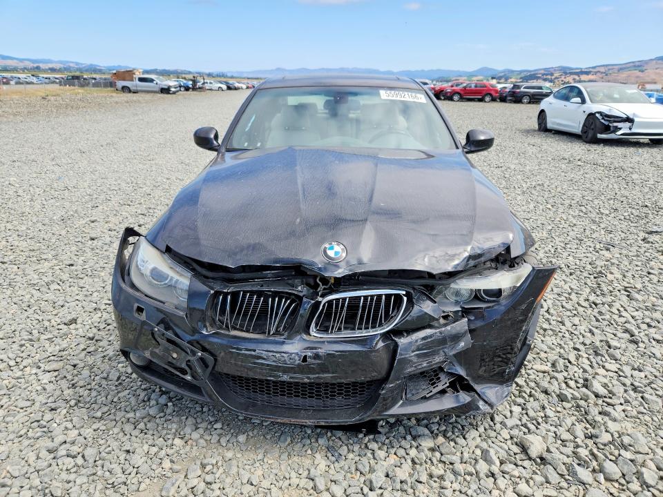 2011 BMW 3 series VIN WBAPN7C58BA949452 COPART salvage auction — FRONT END, Ca - Salvage Certificate, sold $3,650 on 2026-07-20 (photo 5)