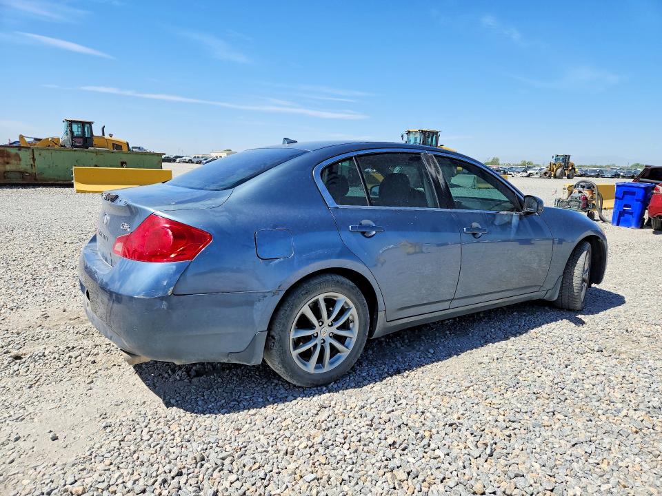 2008 Infiniti G35 VIN JNKBV61F88M278101 COPART salvage auction — REAR END, Co - Public - Salvage Title, sold $400 on 2026-07-07 (photo 3)