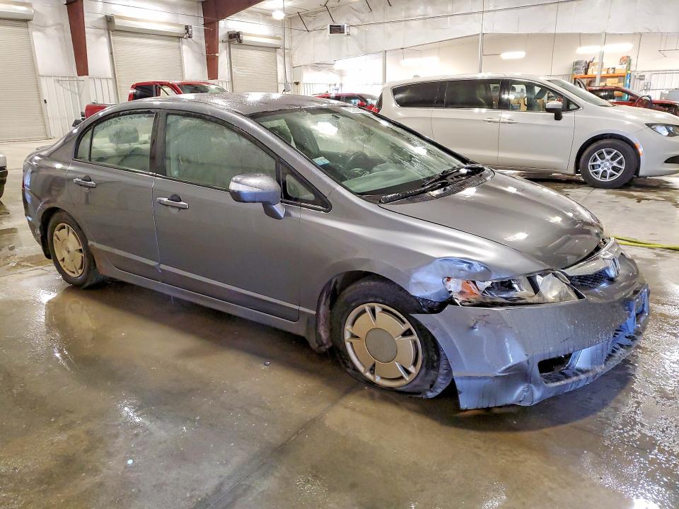 2009 Honda Civic VIN JHMFA36249S004361 COPART salvage auction — FRONT END, Ia - Cert Of Title-Salvage Title, sold $750 on 2026-07-13 (photo 4)