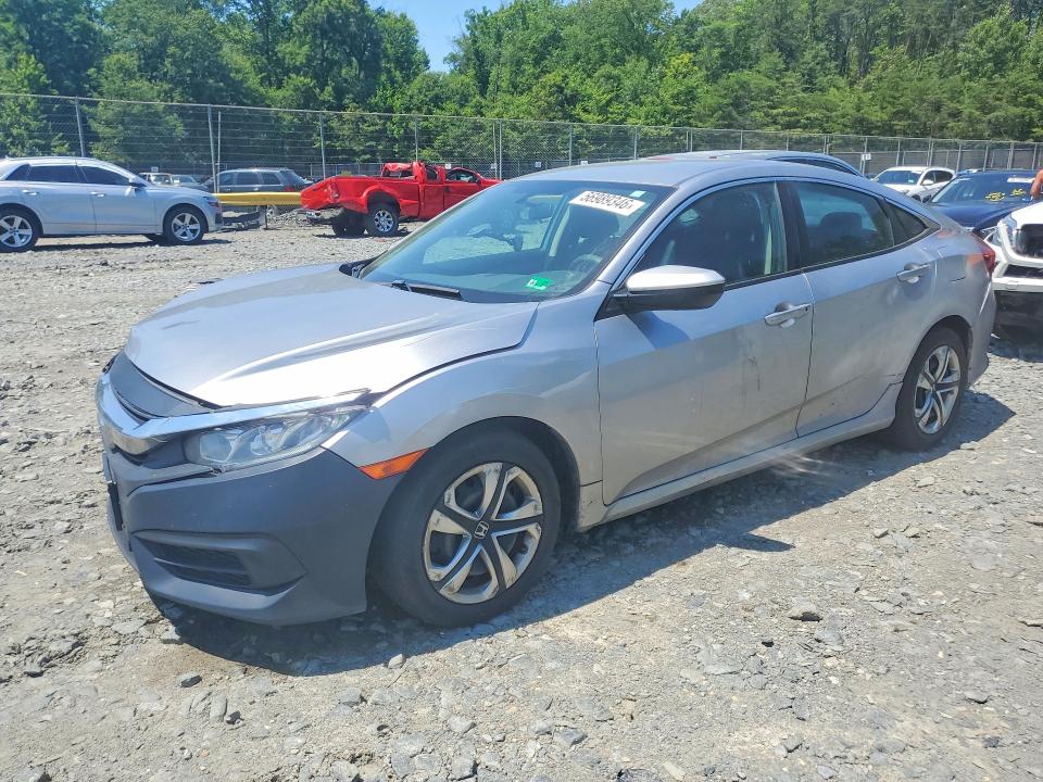 2016 Honda VIN 19XFC2F52GE205997 COPART salvage auction — FRONT END, Md - Cert Of Salvage > 75% Damage, sold $1,850 on 2026-07-02 (photo 1)