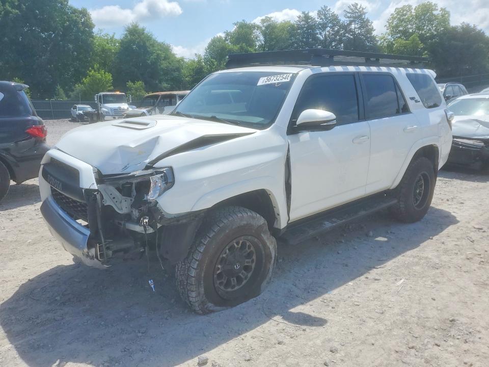 2019 Toyota 4runner VIN JTEBU5JR4K5728204 COPART salvage auction — FRONT END, Tn - Salvage Certificate, sold $175 on 2026-07-21 (photo 1)