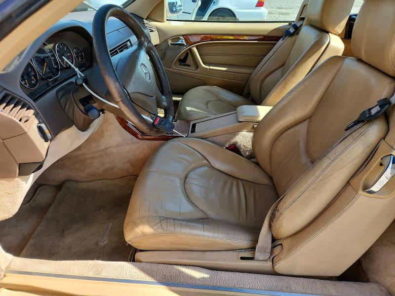 1999 Mercedes-benz Sl-class VIN WDBFA68F2XF186519 COPART salvage auction — REAR END, Co - Salvage Title, sold $5,300 on 2026-07-28 (photo 7)