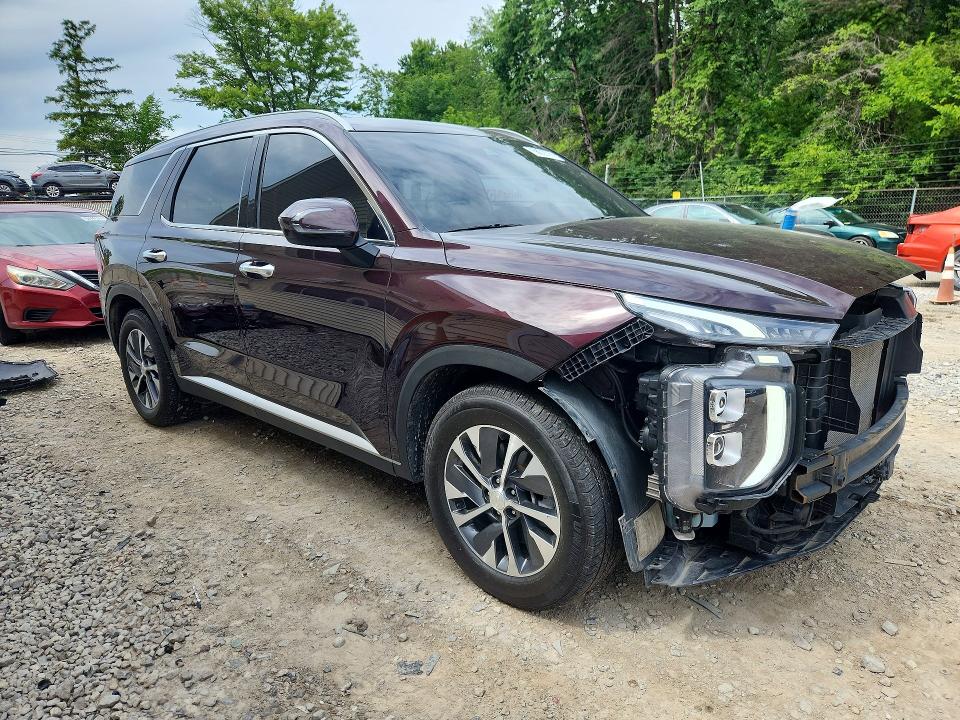 2020 Hyundai Palisade VIN KM8R2DHEXLU152286 COPART salvage auction — FRONT END, Oh - Cert Of Title-Salvage, sold $6,000 on 2026-07-15 (photo 4)