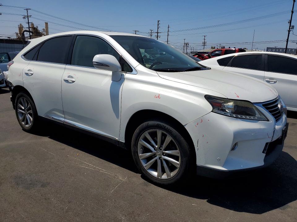 2014 Lexus Rx VIN JTJZB1BA6E2010053 COPART salvage auction — REAR END, Ca - Salvage Certificate, sold $4,700 on 2026-07-06 (photo 4)