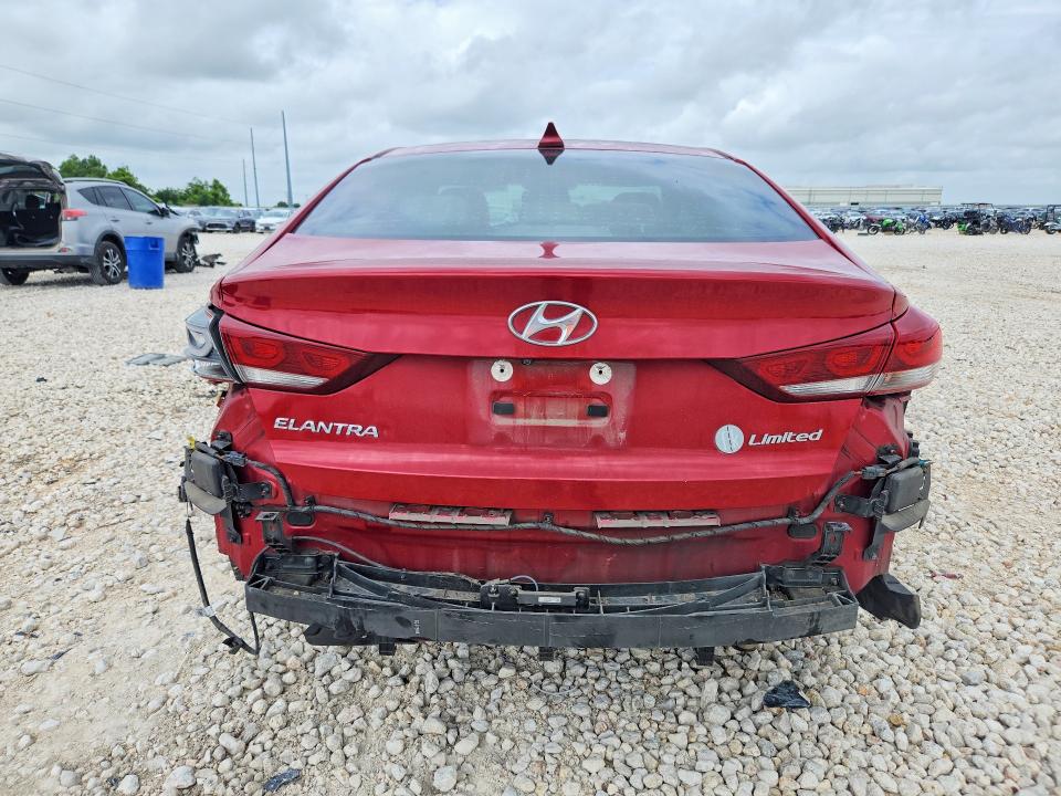2017 Hyundai VIN KMHD84LF6HU333143 COPART salvage auction — REAR END, Tx - Salvage Vehicle Title, sold $90 on 2026-07-23 (photo 6)