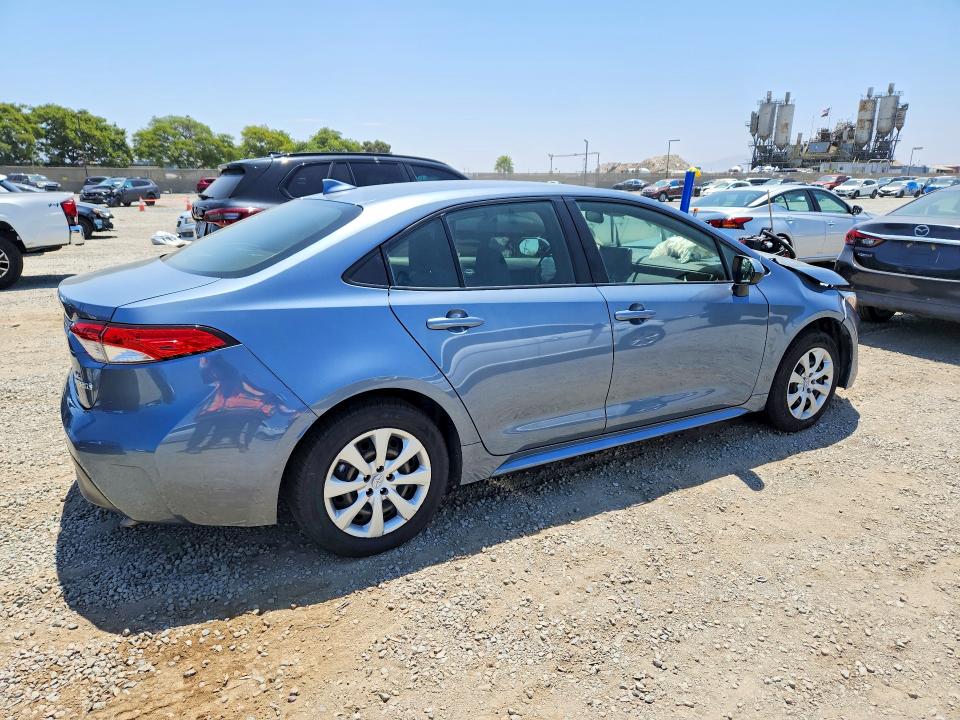 2024 Toyota Corolla VIN JTDBCMFEXR3028944 COPART salvage auction — FRONT END, Ca - Salvage Certificate, sold $3,750 on 2026-07-28 (photo 3)