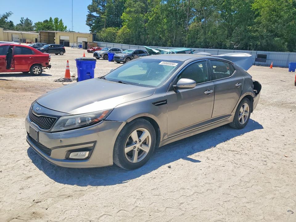 2015 Kia VIN 5XXGM4A74FG499463 COPART salvage auction — REAR END, Nc - Salvage Certificate Of Title, sold $525 on 2026-07-17 (photo 1)