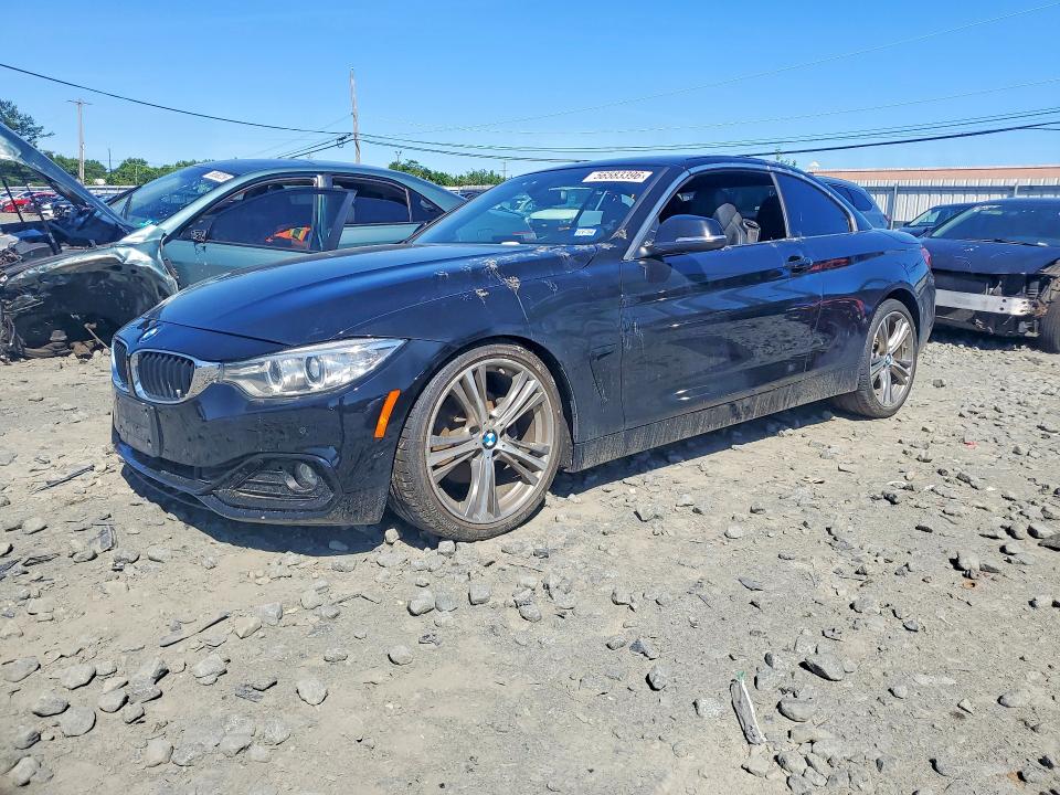 2016 BMW VIN WBA3V7C57G5A27434 COPART salvage auction — SIDE, Nj - Cert Of Title-Salvage, sold $1,550 on 2026-07-27 (photo 1)