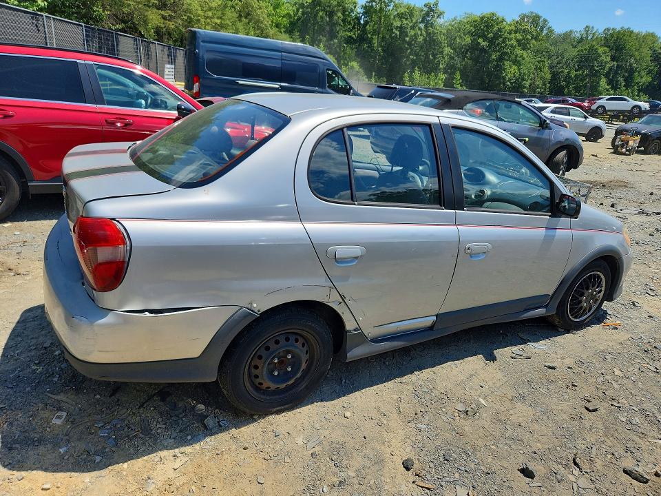 2001 Toyota Echo VIN JTDBT123910154012 COPART salvage auction — REAR END, Md - Cert Of Salvage > 75% Damage, sold $625 on 2026-07-21 (photo 3)
