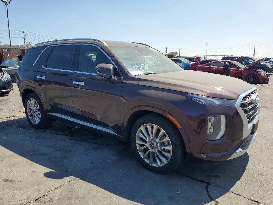 2020 Hyundai Palisade VIN KM8R54HE2LU045014 COPART salvage auction — REAR END, Ca - Salvage Certificate, sold $6,300 on 2026-07-15 (photo 4)