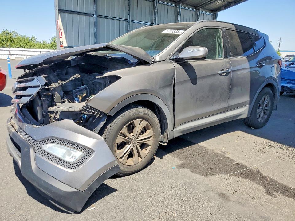 2014 Hyundai VIN 5XYZU3LB4EG142511 COPART salvage auction — FRONT END, Ca - Salvage Certificate, sold $675 on 2026-07-30 (photo 1)