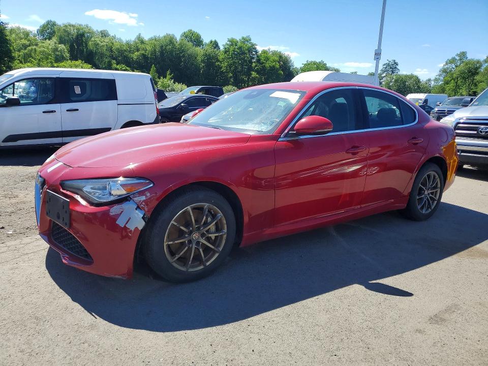2020 Alfa romeo Giulia VIN ZARFANAN9L7636898 COPART salvage auction — FRONT END, Ma - Certificate Of Title, sold $6,900 on 2026-07-27 (photo 1)