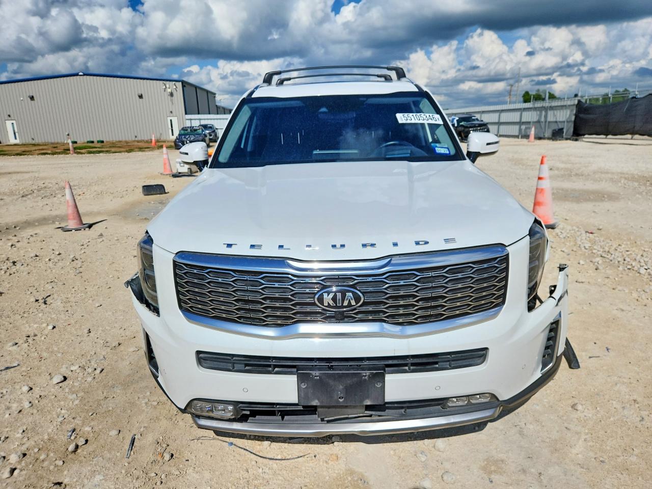 2020 Kia Telluride VIN 5XYP5DHCXLG071713 COPART salvage auction — Front End, TX - SALVAGE VEHICLE TITLE, sold $6,300 on 2026-07-09 (photo 5)
