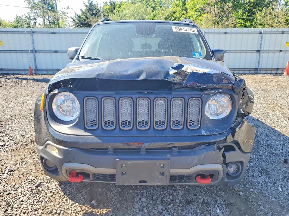 2018 Jeep Renegade VIN ZACCJBCB0JPJ08484 COPART salvage auction — FRONT END, Nj - Cert Of Title-Salvage, sold $425 on 2026-07-28 (photo 5)
