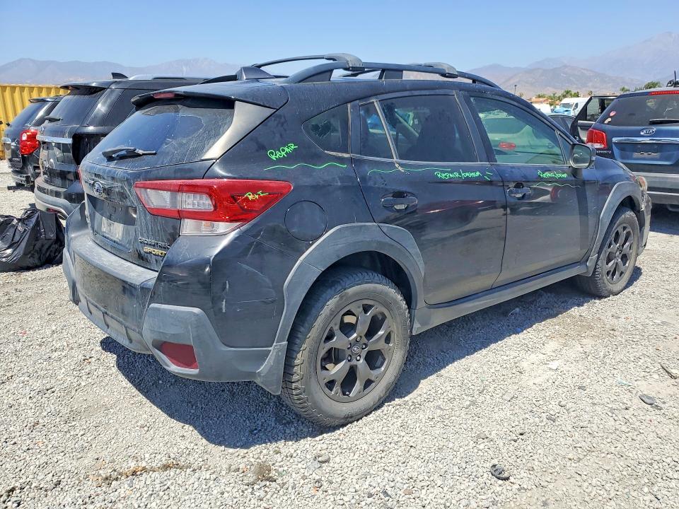 2022 Subaru Xv VIN JF2GTHRC5NH255142 COPART salvage auction — FRONT END, Ca - Salvage Certificate, sold $3,900 on 2026-07-15 (photo 3)