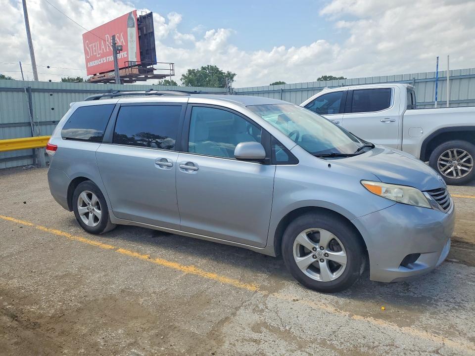 2011 Toyota Sienna VIN 5TDKK3DC3BS056832 COPART salvage auction — SIDE, Ks - Cert Of Title-Salvage, sold $1,200 on 2026-07-08 (photo 4)