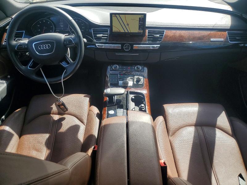2012 Audi A8 VIN WAURVAFD8CN004231 COPART salvage auction — FRONT END, Ca - Salvage Certificate, sold $1,100 on 2026-07-07 (photo 8)